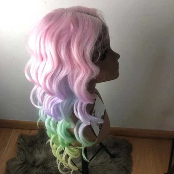 22” RAINBOW UNICORN BODY WAVY LACE FRONT *NEW*